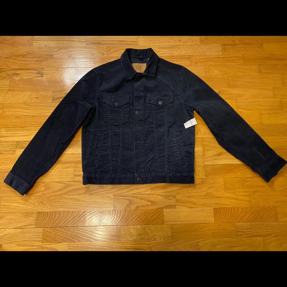 NWT men’s blue corduroy jacket